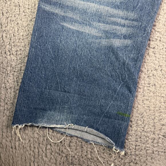 Vintage Y2K Ed Hardy Jeans 38x30 Christian Audigier Embroidered Skull Baggy - Picture 10 of 16